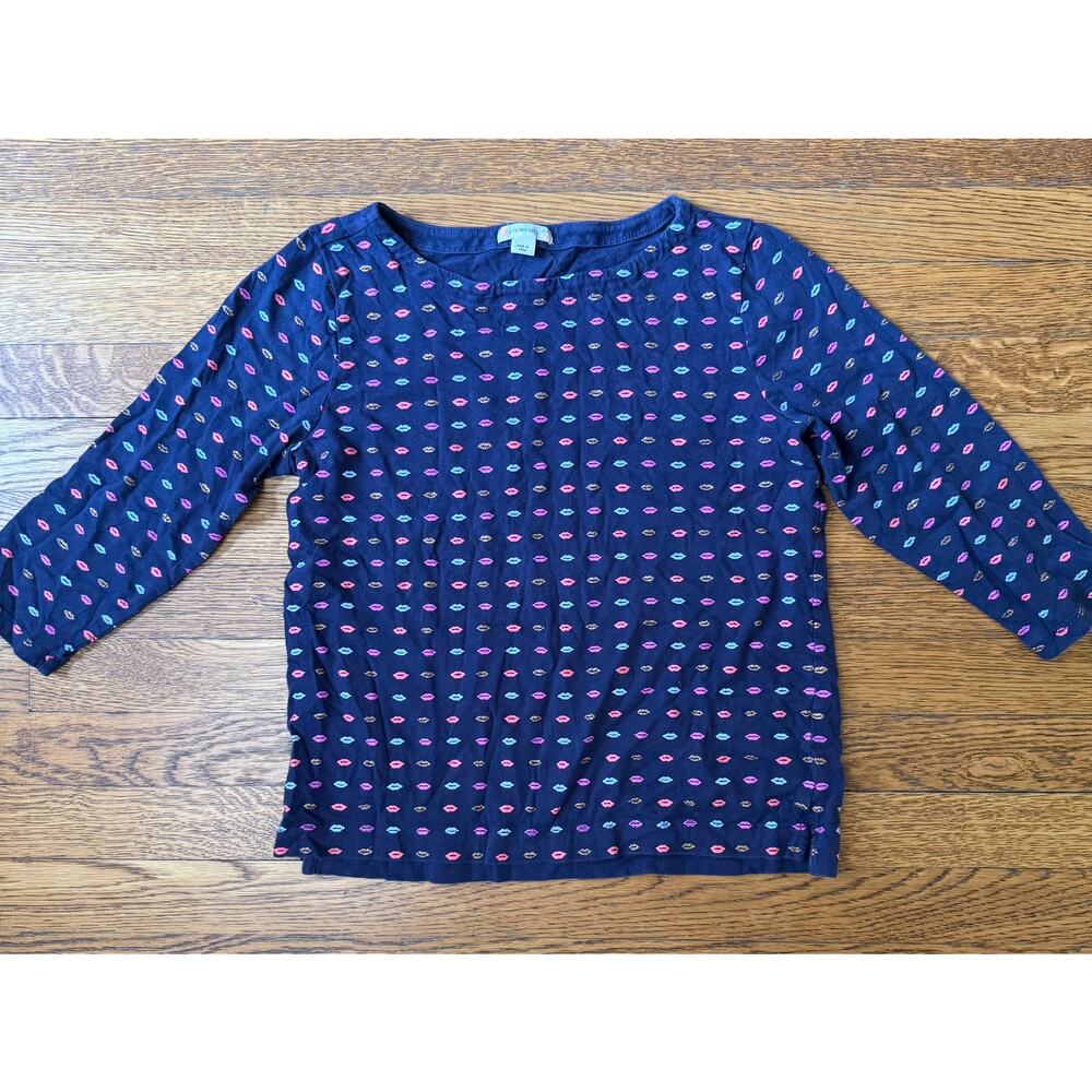 Crewcuts Girls' Lips Print Top Size 10